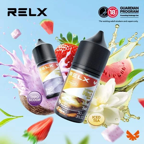 RELX 悅刻煙油｜30ml 尼古丁鹽瓶裝 · 適配空煙彈與註油主機 | 原廠正品